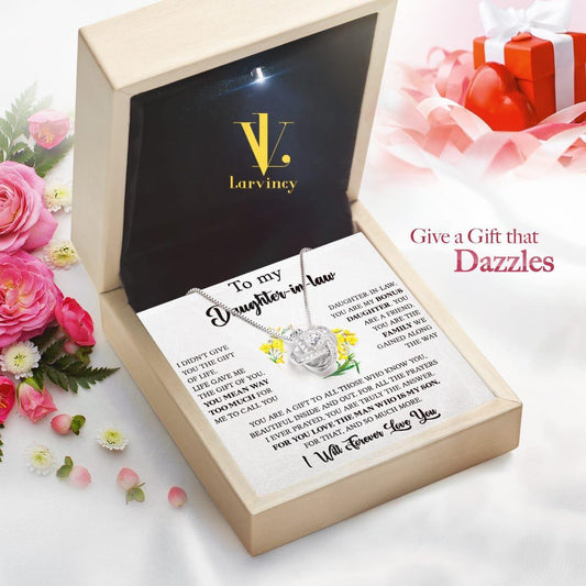 Daughter In Law Gifts Ideas, Daughter In Law Necklace, Gifts For Future Daughter In Law, Daughter In Law Birthday Gifts, Daughter-in-law Gift From Mother In Law, Birthday Gift For Daughter-In - Larvincy