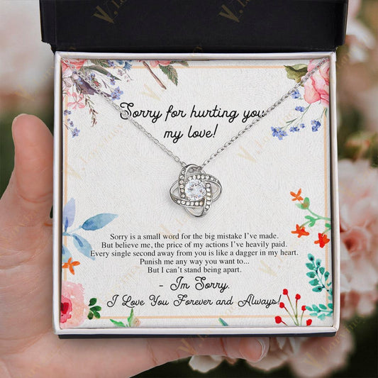 Im Sorry Gifts For Her, Apology Gifts For Her, I Love You Im Sorry, Apologize Gift For Wife, Girlfriend, Soulmate With Gift Box Personalized Message Card, Dagger My Heart - Larvincy Jewel